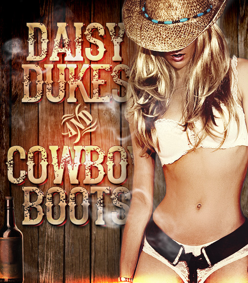 Daisy Dukes & Cowboy Boots at Cheerleaders Club